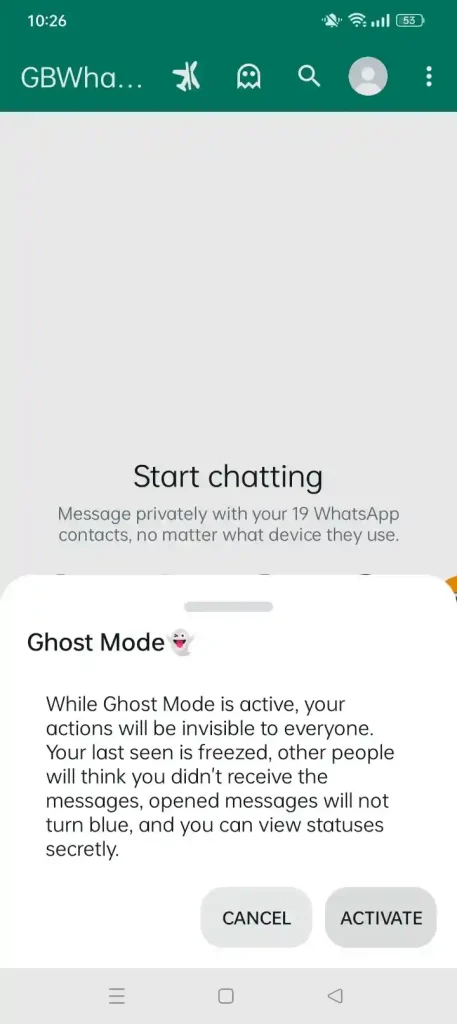 ghost mode